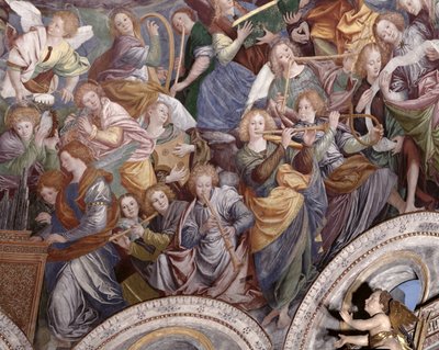 The Concert of Angels (detail) by Gaudenzio Ferrari